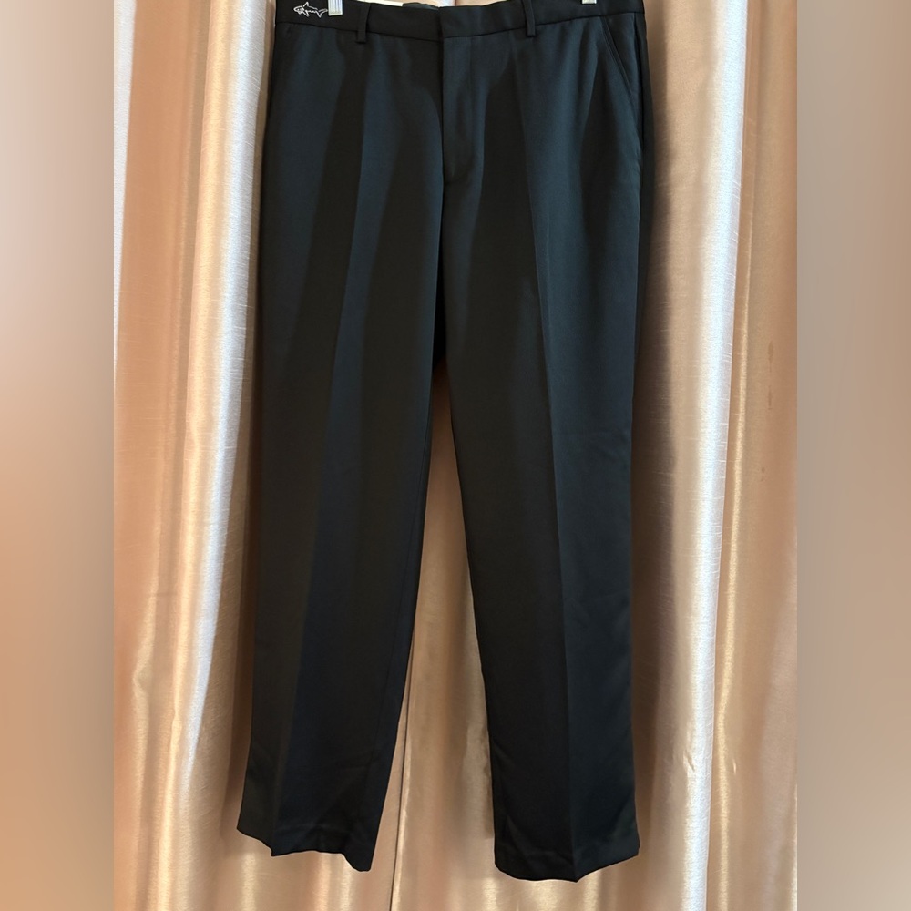 Greg‎ Norman Collection Black Chinos Size 36x32 NWT